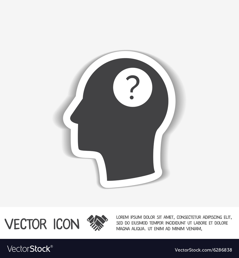 Question Mark Head Icon