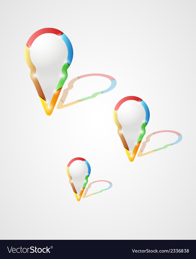 Three pointers with reflection