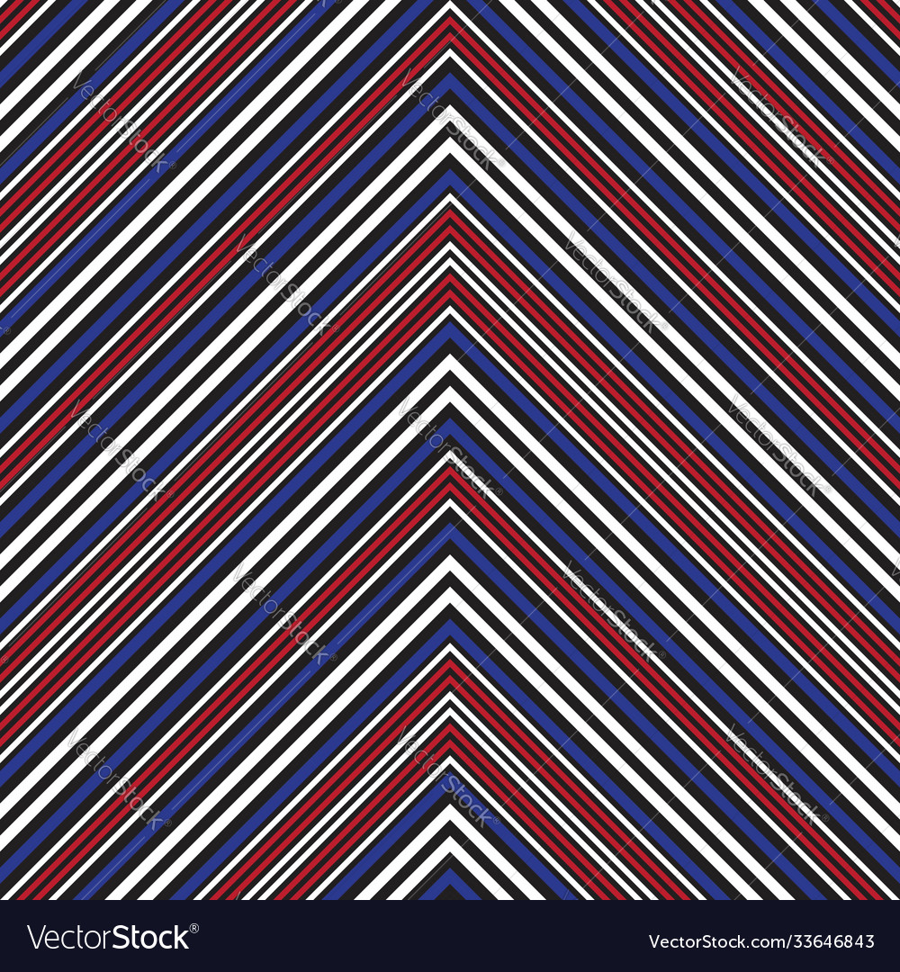 Red chevron diagonal stripes seamless pattern