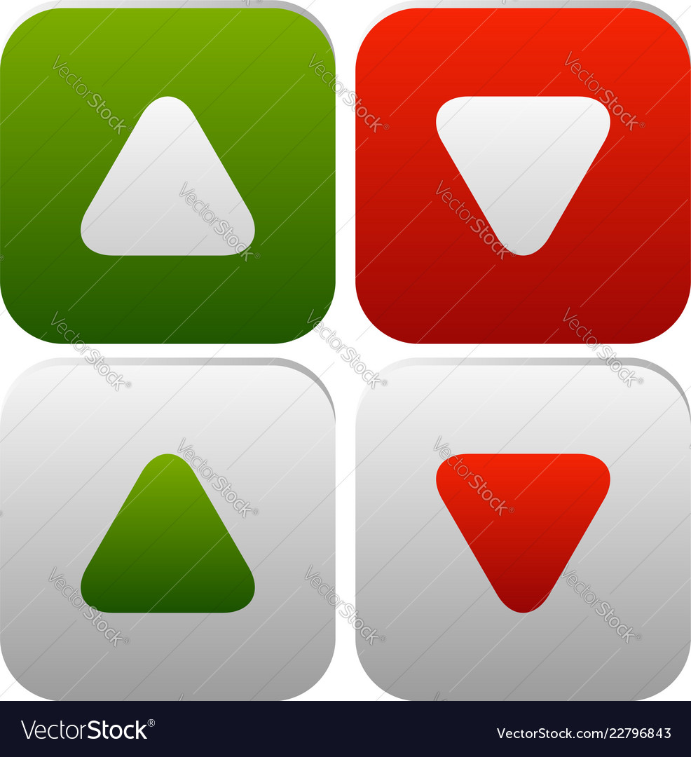 Up and Down Arrows - Minimal Icons