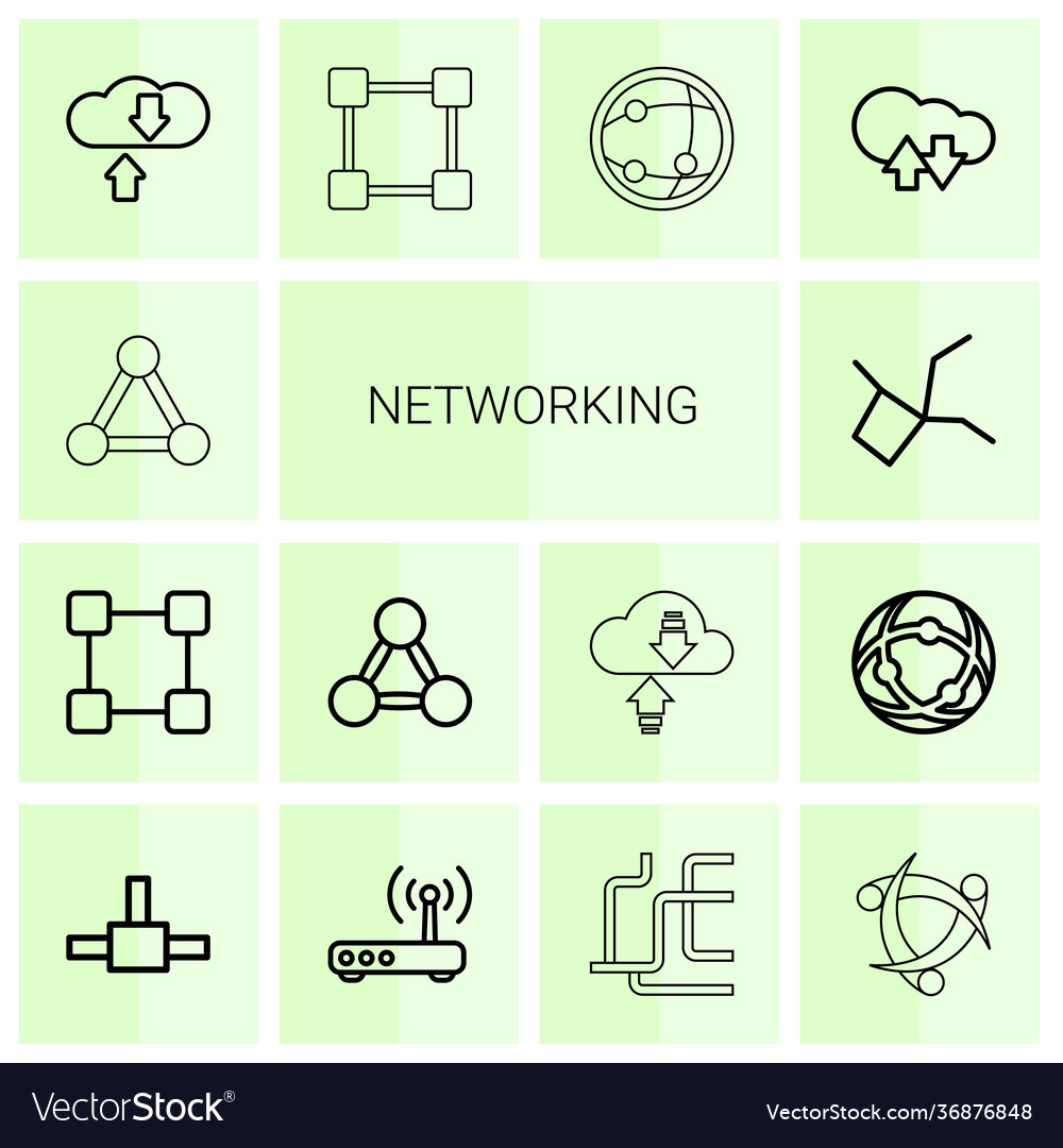 14 networking icons