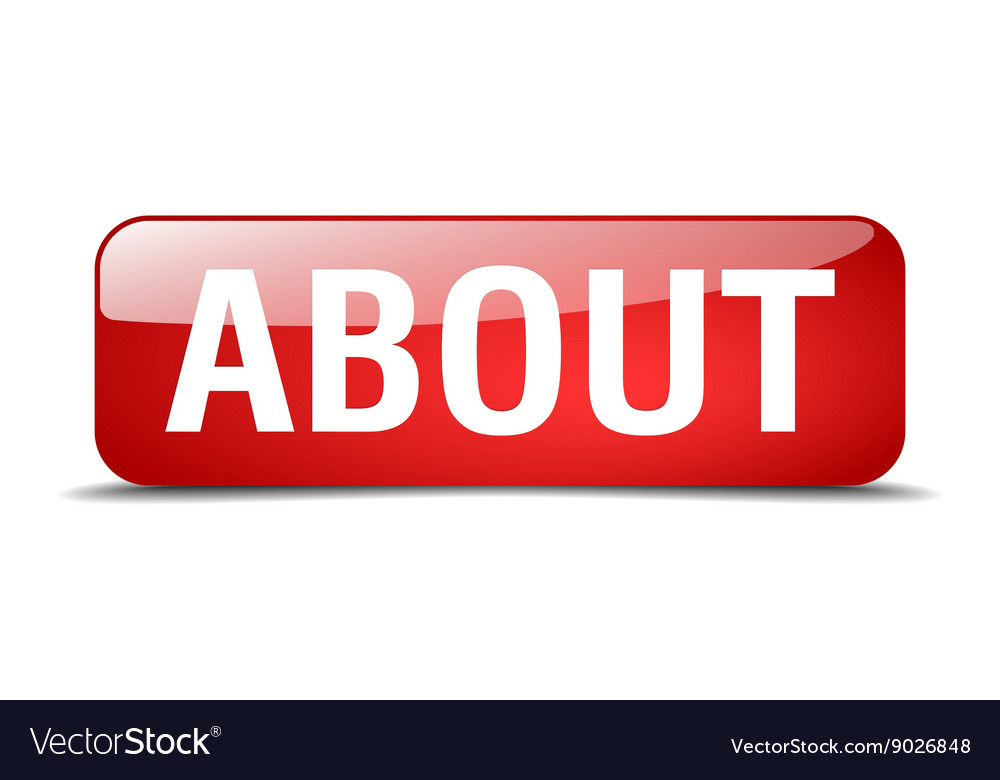 About red square 3d realistic isolated web button