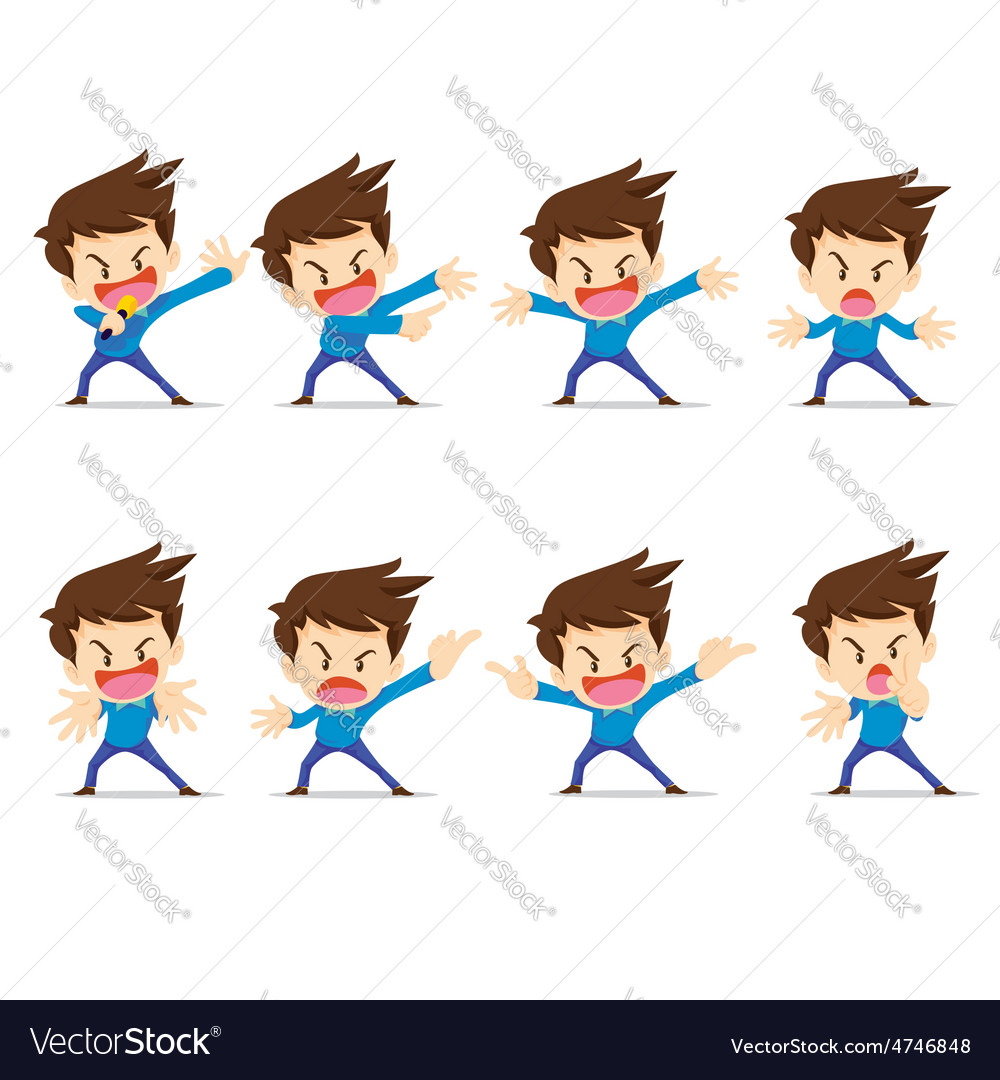 Man Speaking with Enthusiasm