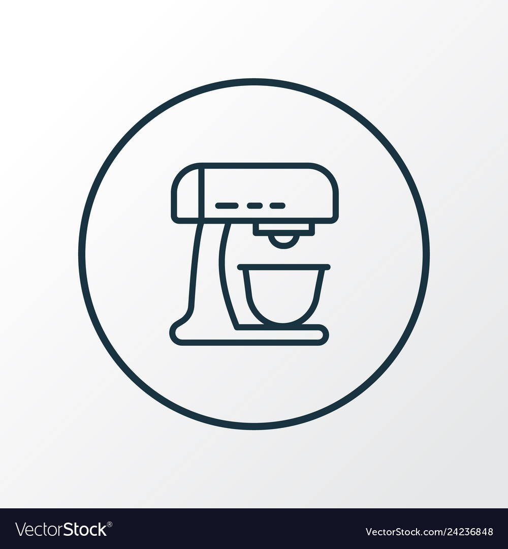 Mixer icon line symbol premium quality isolated