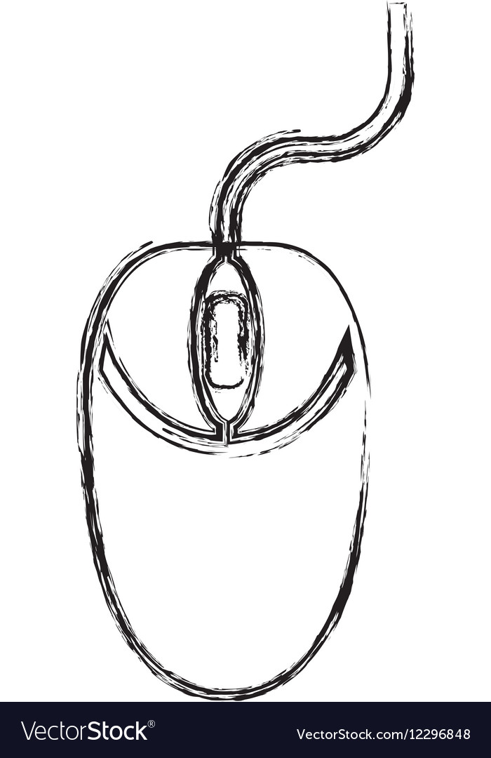 Mouse device isolated icon