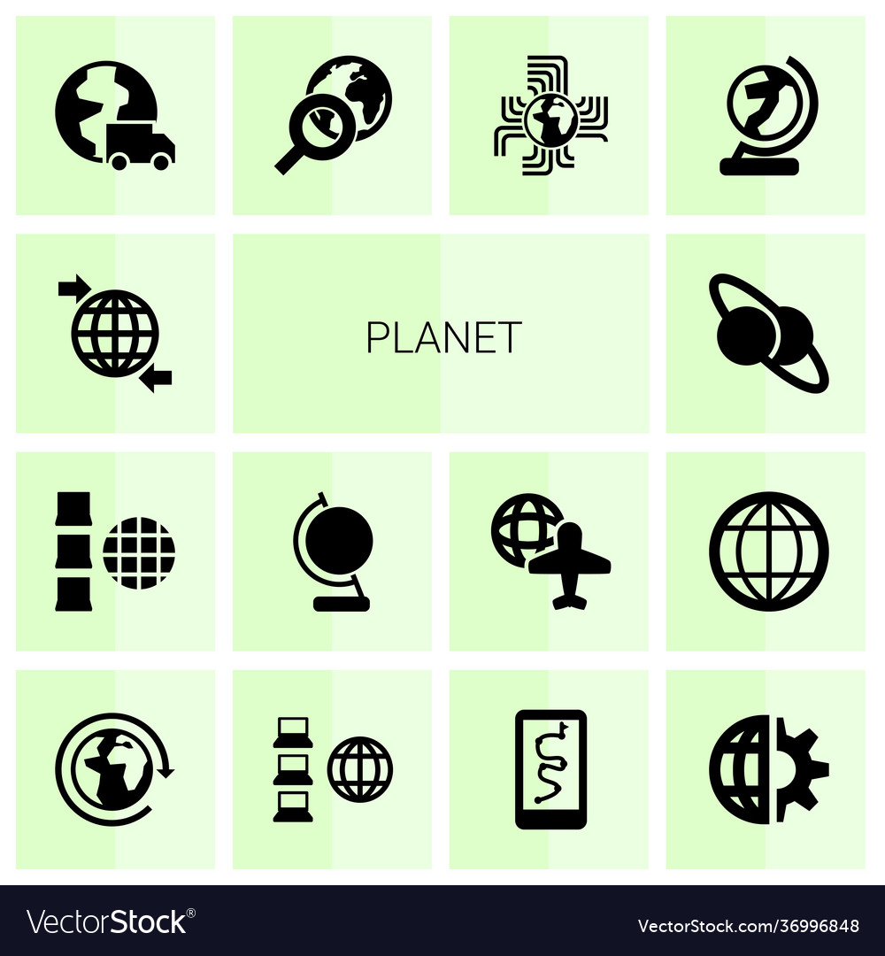 Planet icons