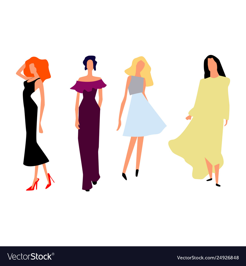 Stylish Women in Fashion Outfits