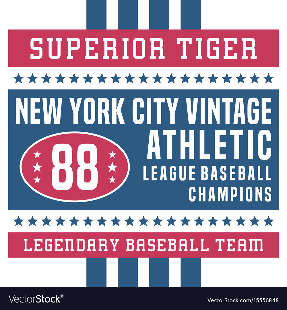 Superior tiger new york vintage