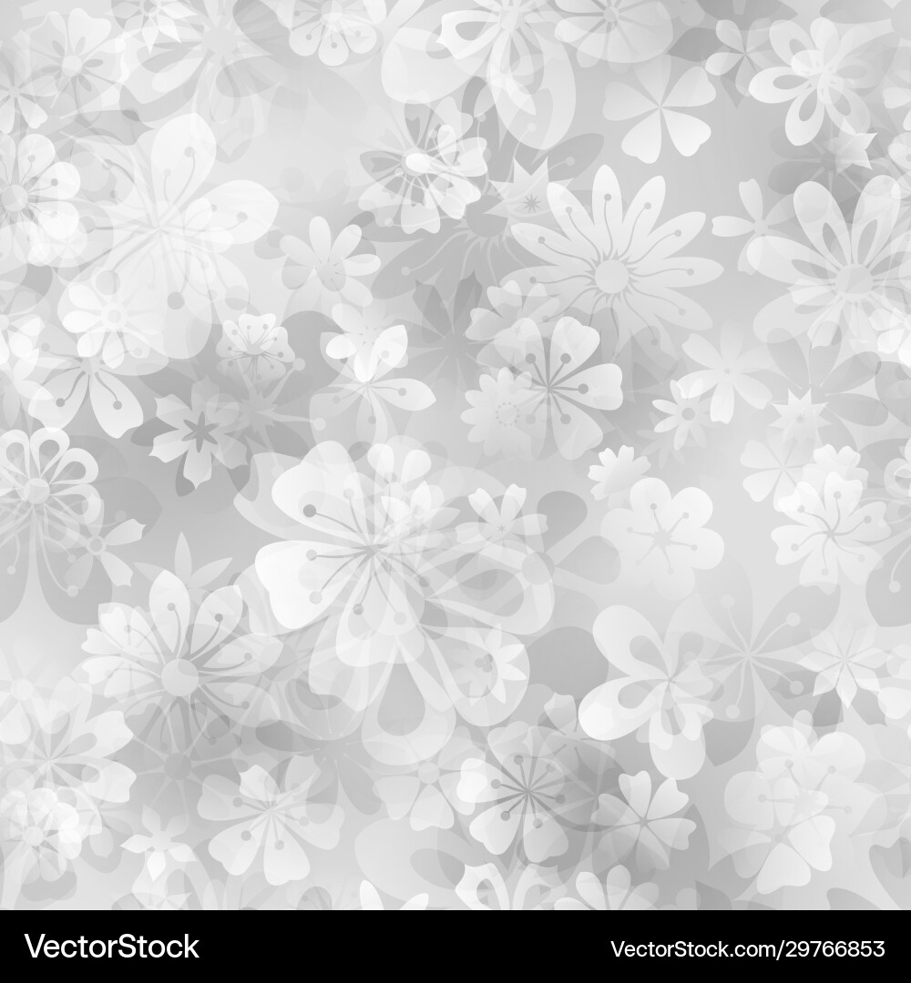 Seamless pattern flowers Royalty Free Vector Image