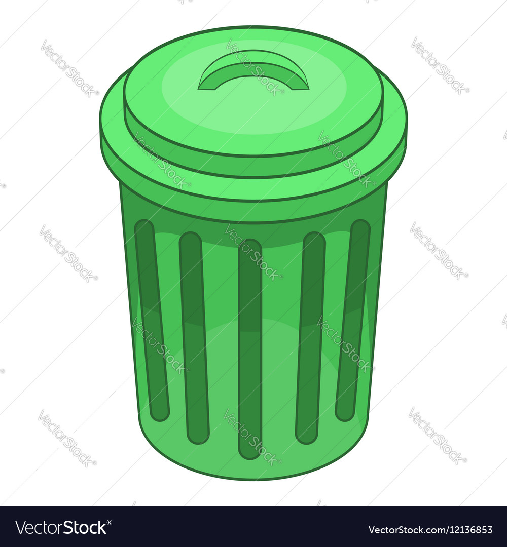 Cartoon Trash Can - Funny PNG