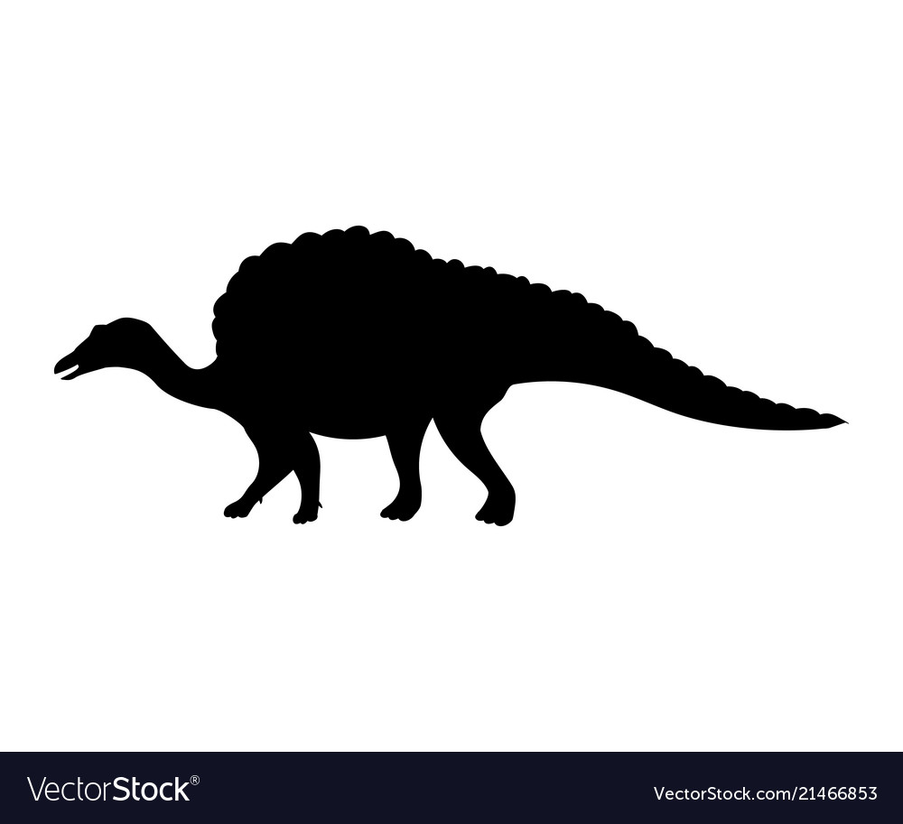 Tyrannosaurus silhouette dinosaur jurassic Vector Image