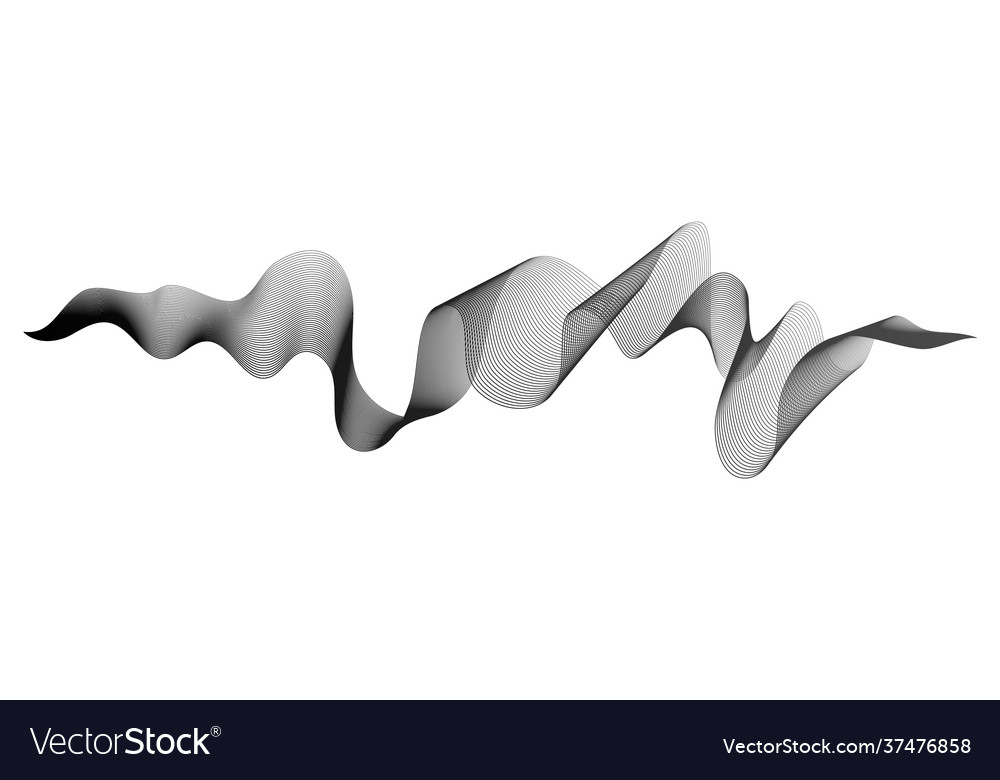 Abstract backdrop with wave gradient lines Vector Image Abstract backdrop with wave gradient lines
