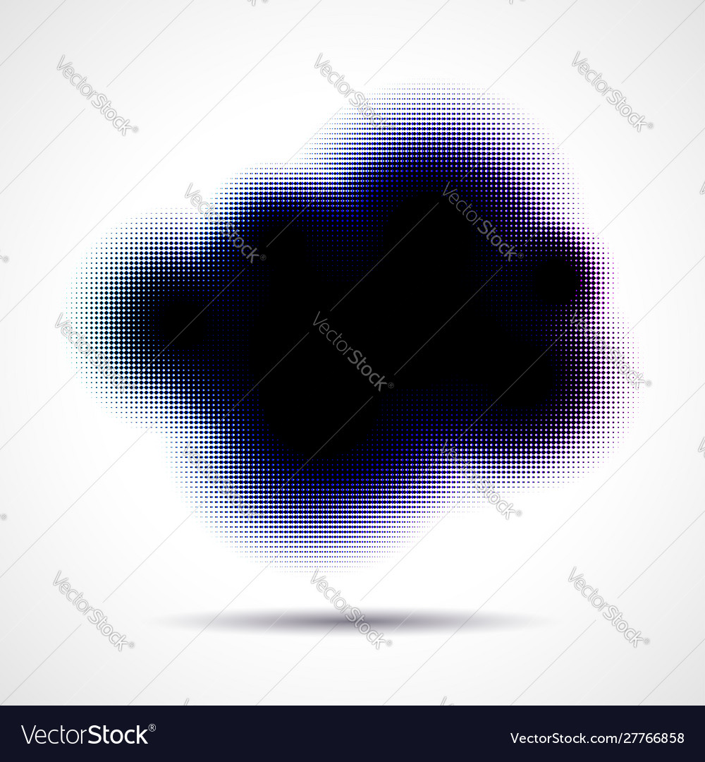 Halftone Cloud with Chroma Aberration