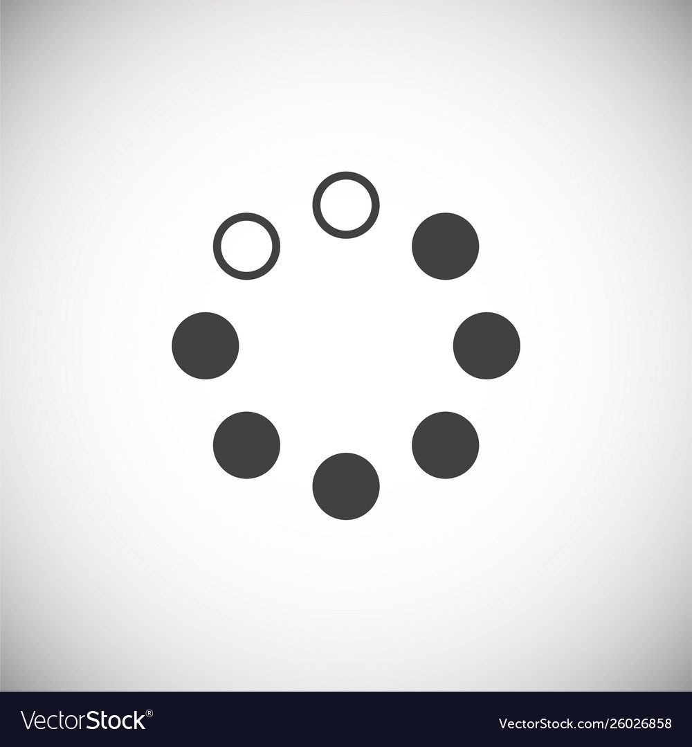 Loading related icon on background for graphic vector image Loading related icon on background for graphic