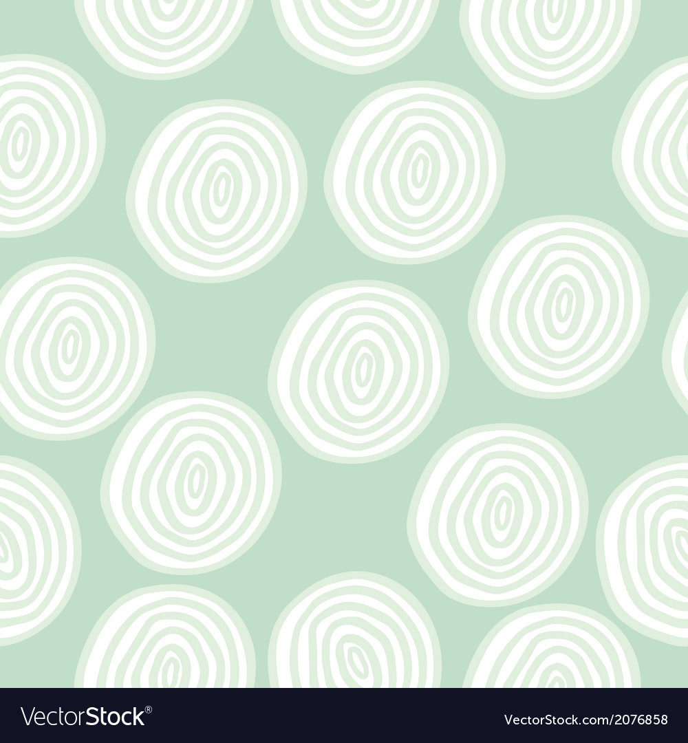 Seamless pattern with doodle circles