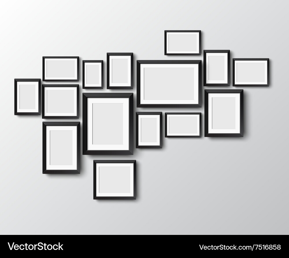 Set picture frames Royalty Free Vector Image - VectorStock
