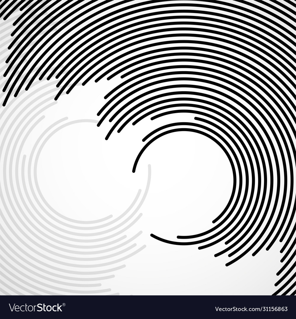 Abstract background circles with lines