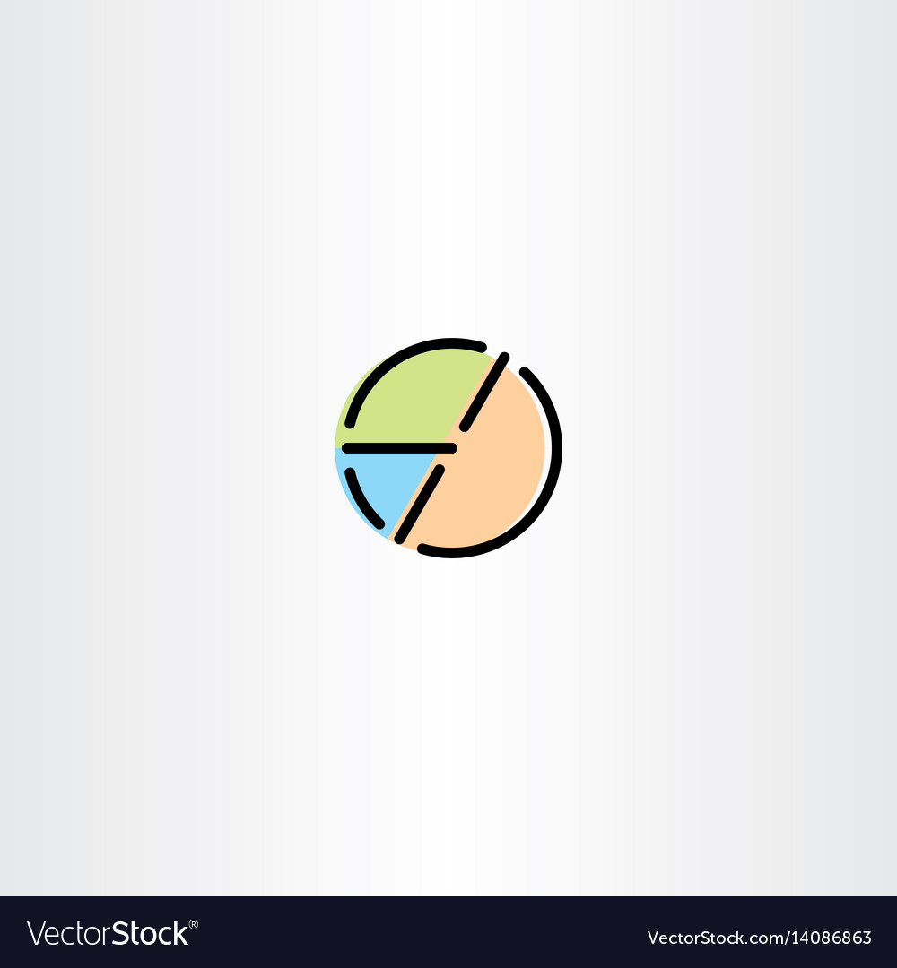 Pie chart icon symbol element