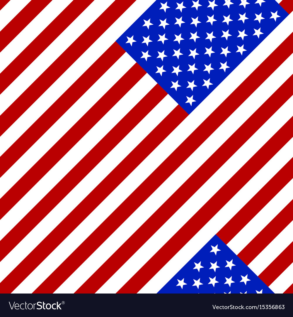 Seamless Pattern Flag Usa Royalty Free Vector Image