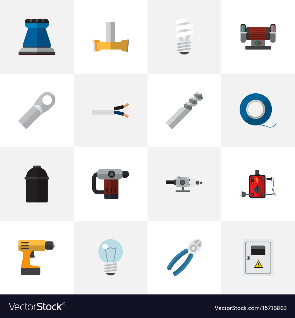 Set of 16 editable instruments icons includes