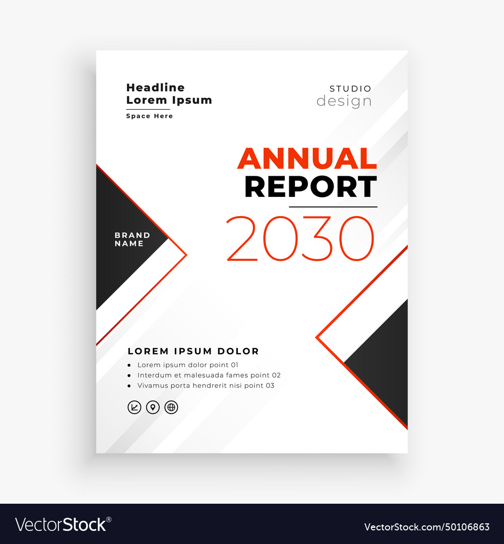 Stunning business annual report brochure