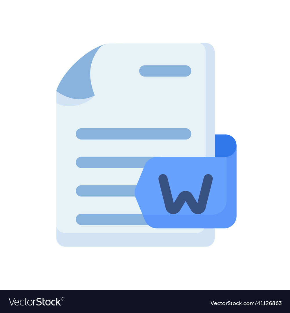 Word Dokument Datei Papier docs format single