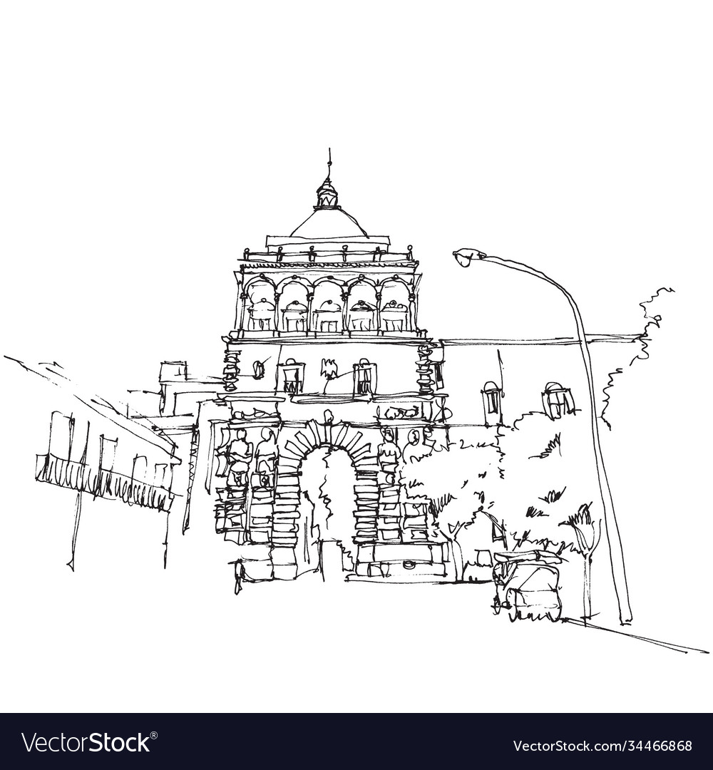 Top 83+ durga puja pandal sketch super hot - seven.edu.vn