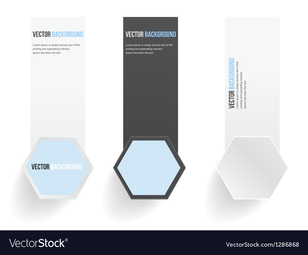 Modern Abstract Background with Numbered Elements