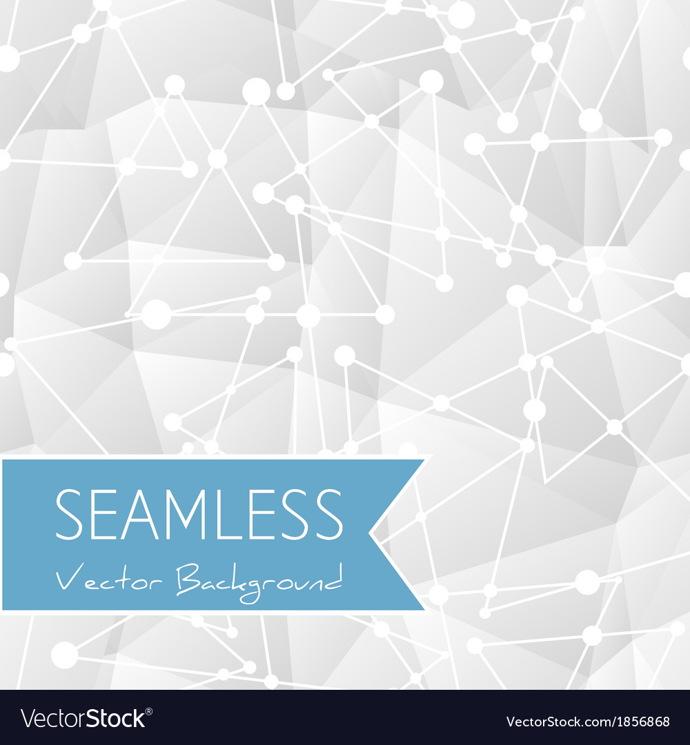 Seamless white geometric pattern with triangles