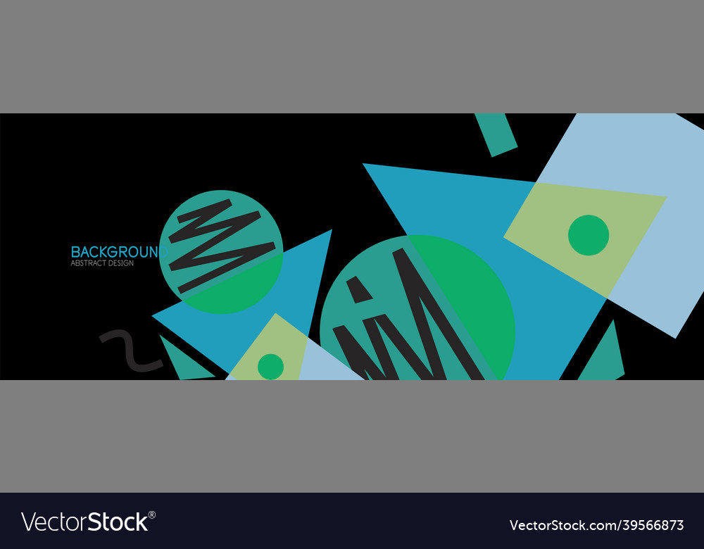 Abstract background blocks lines triangles vector image Abstract background blocks lines triangles