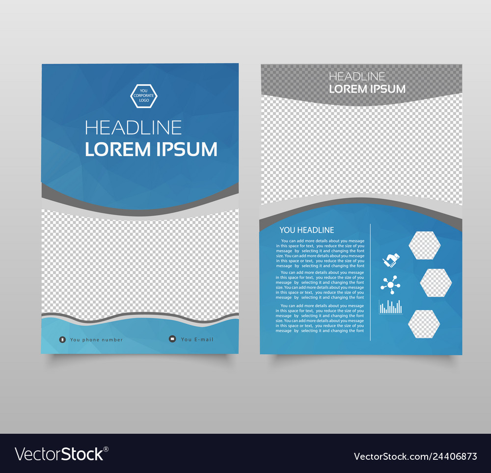 Business brochure flyer design layout template