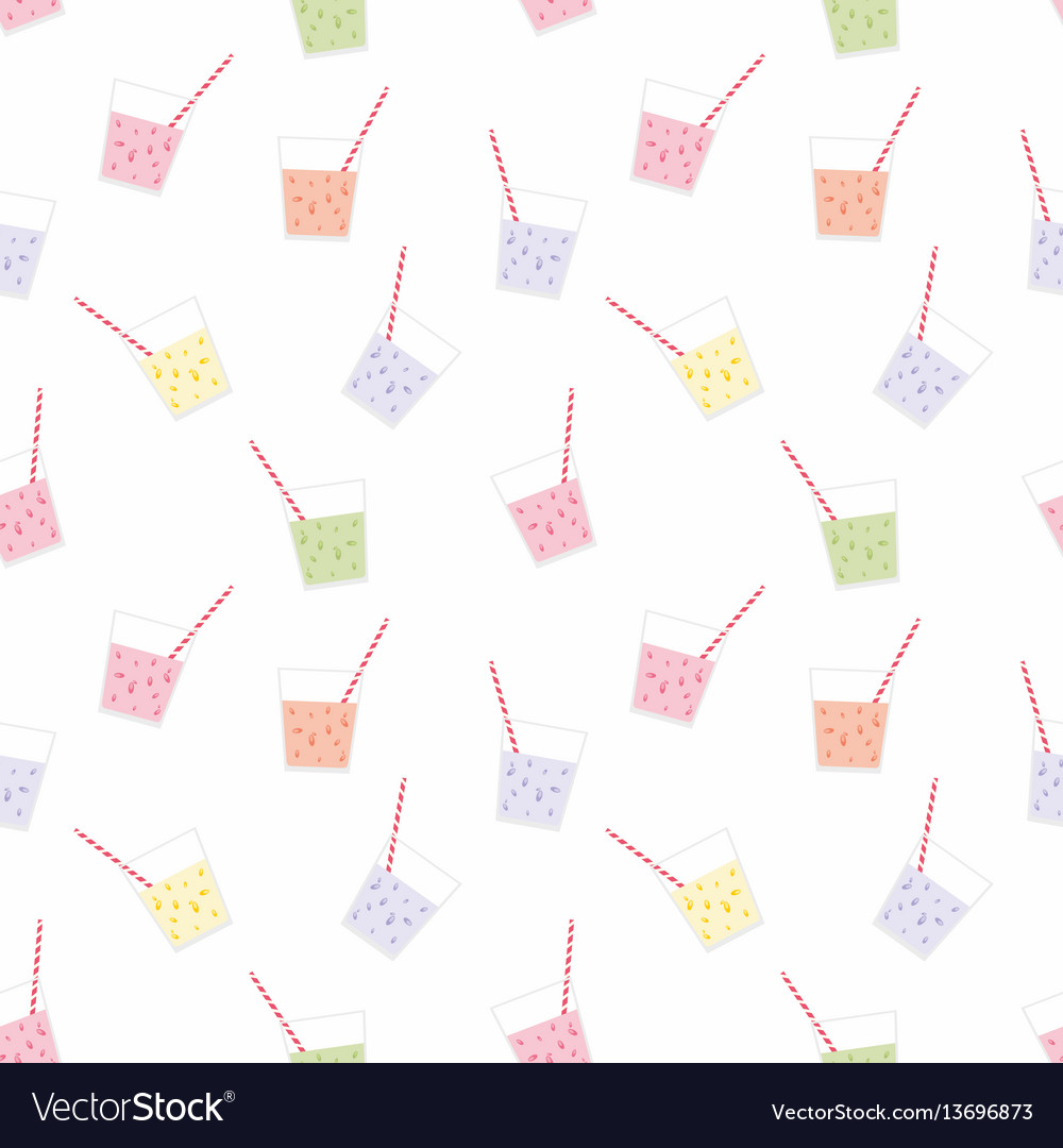 Drink seamless pattern for design