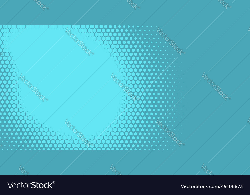 Geometric abstract hexagon two color background