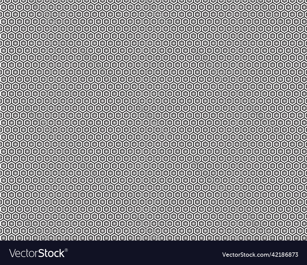 Hexagon gradient pattern design Vector Image Hexagon gradient pattern design