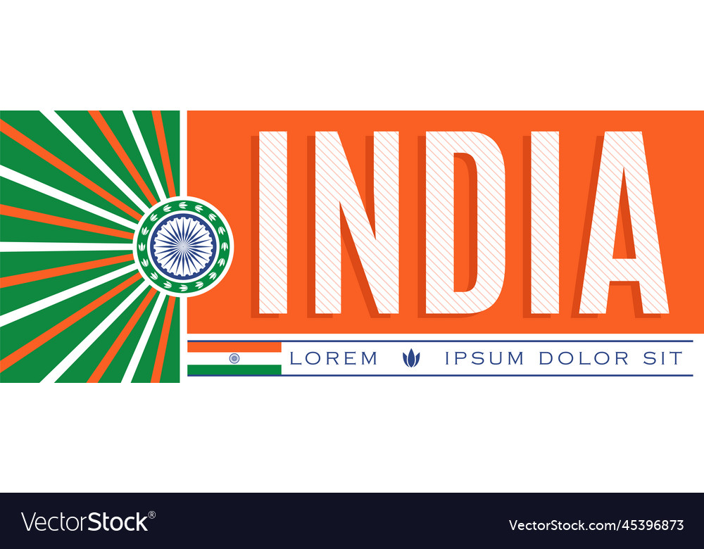 India patriotic banner design