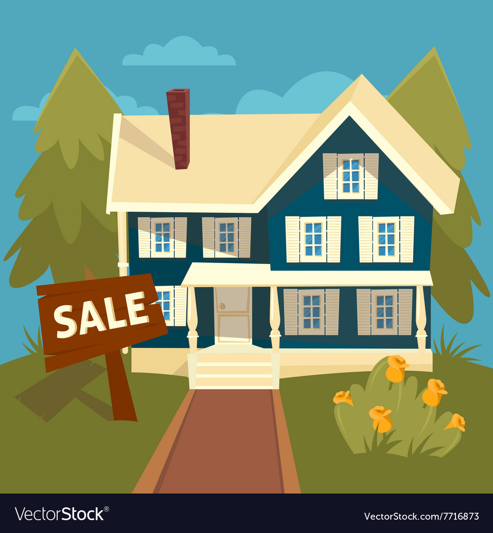 Moderne Immobilien Verkauf Banner