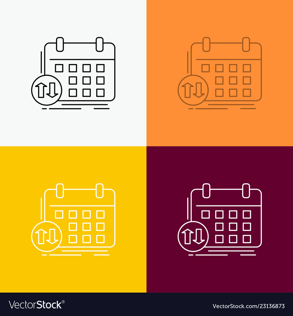 Schedule classes timetable appointment event icon vector image Schedule classes timetable appointment event icon