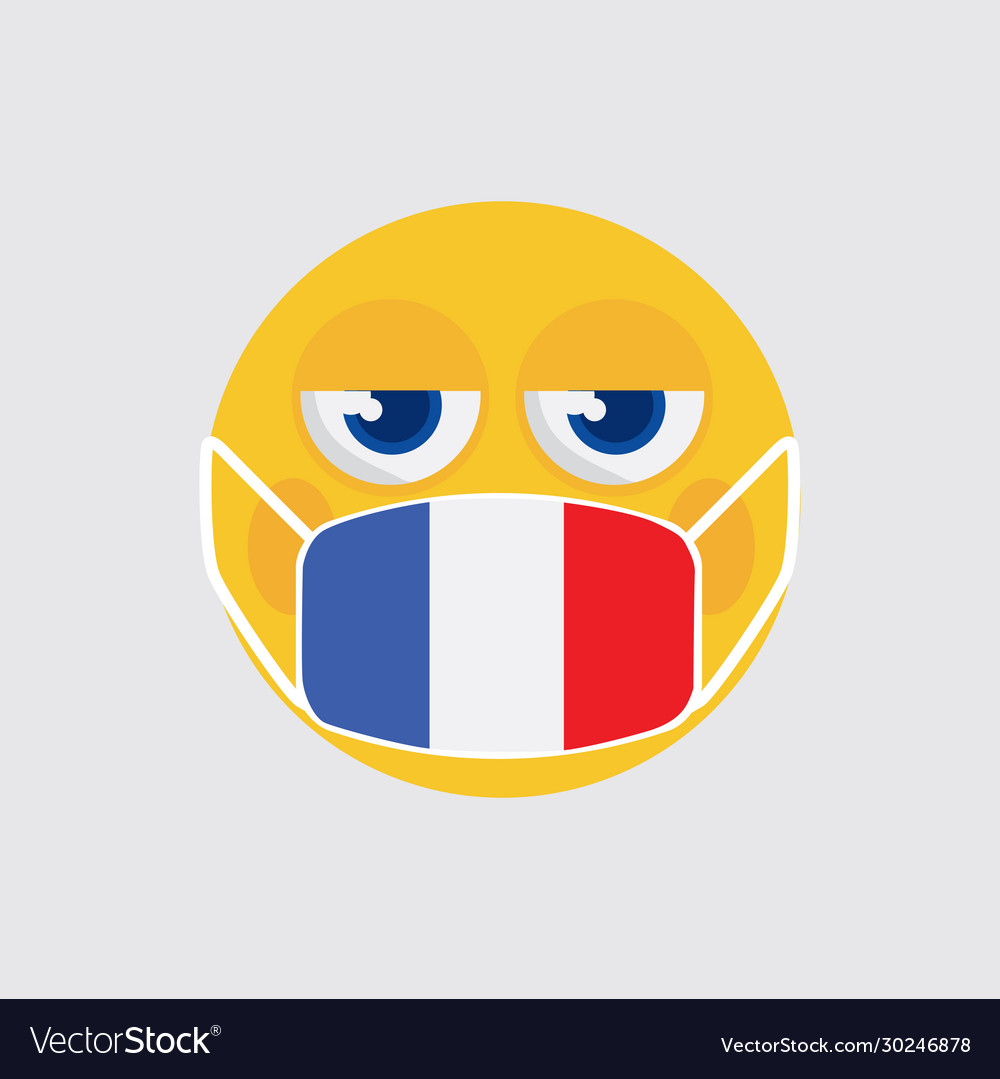 Emoji Holding French Flag Emoticon Waving: Ilustración De, 54% OFF