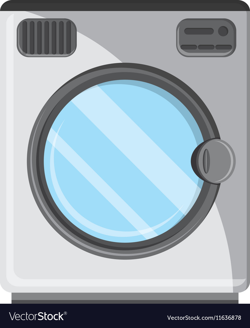 Isolated washer machine design Royalty Free Vector Image