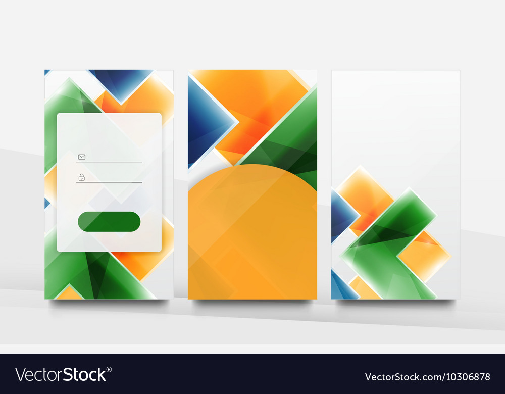 Mobile background ui Royalty Free Vector Image