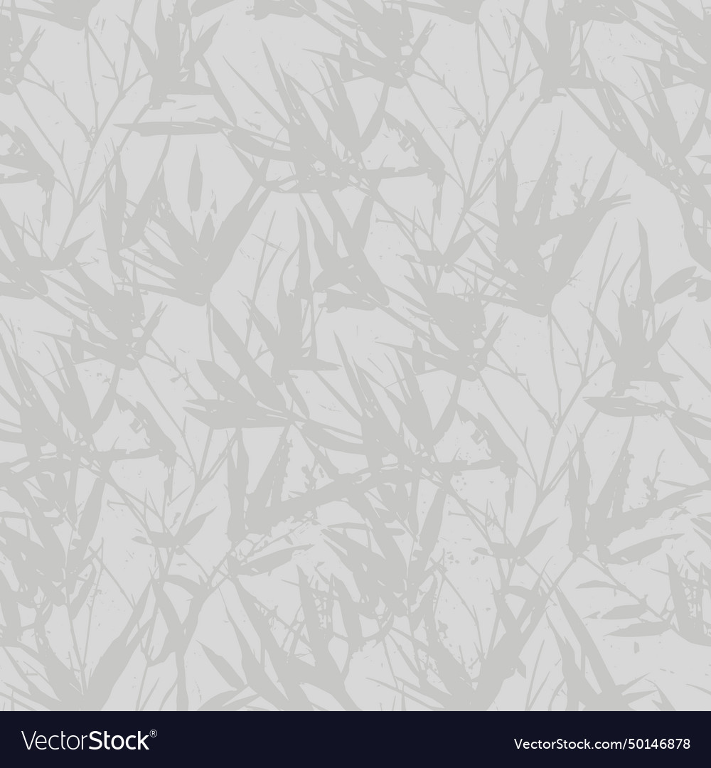 Seamless pattern with tree branches and leaves