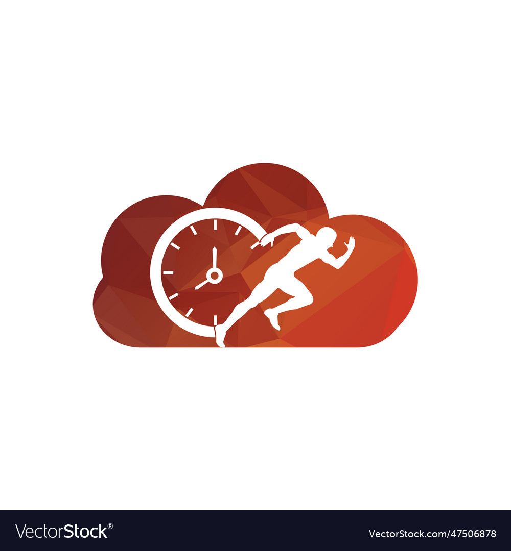 Zeitlauf Logo Vorlage vector image Zeitlauf Logo Vorlage