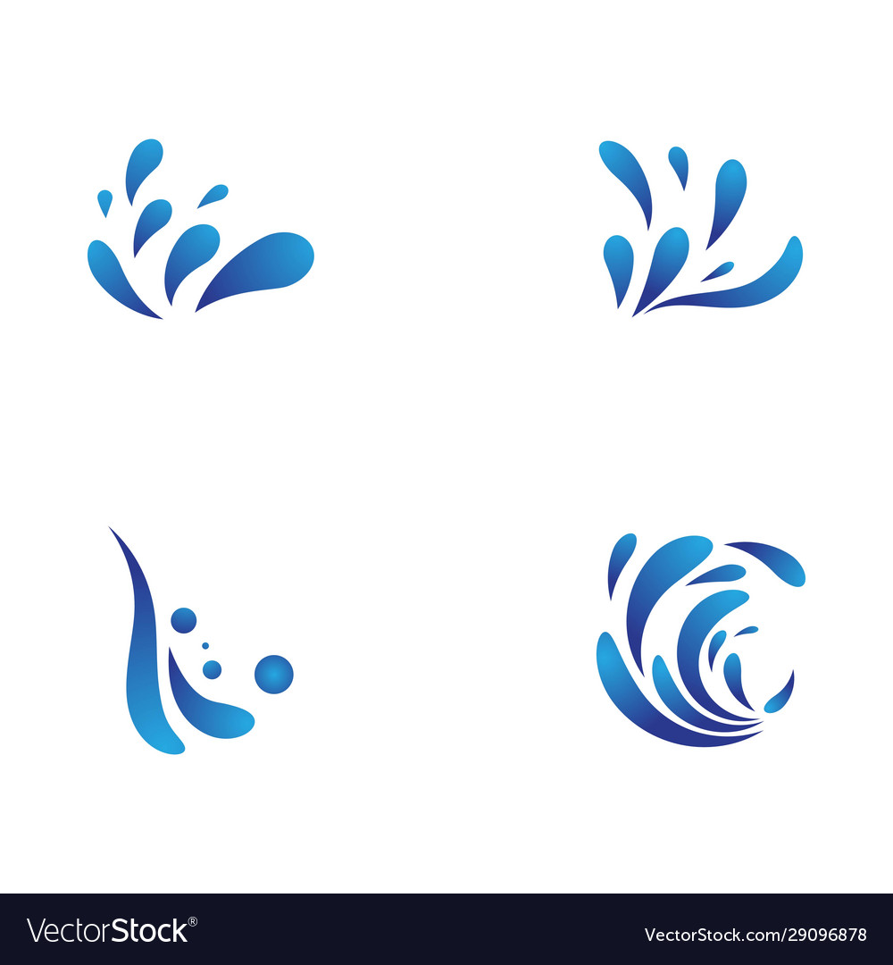 Water wave icon vector image Water wave icon