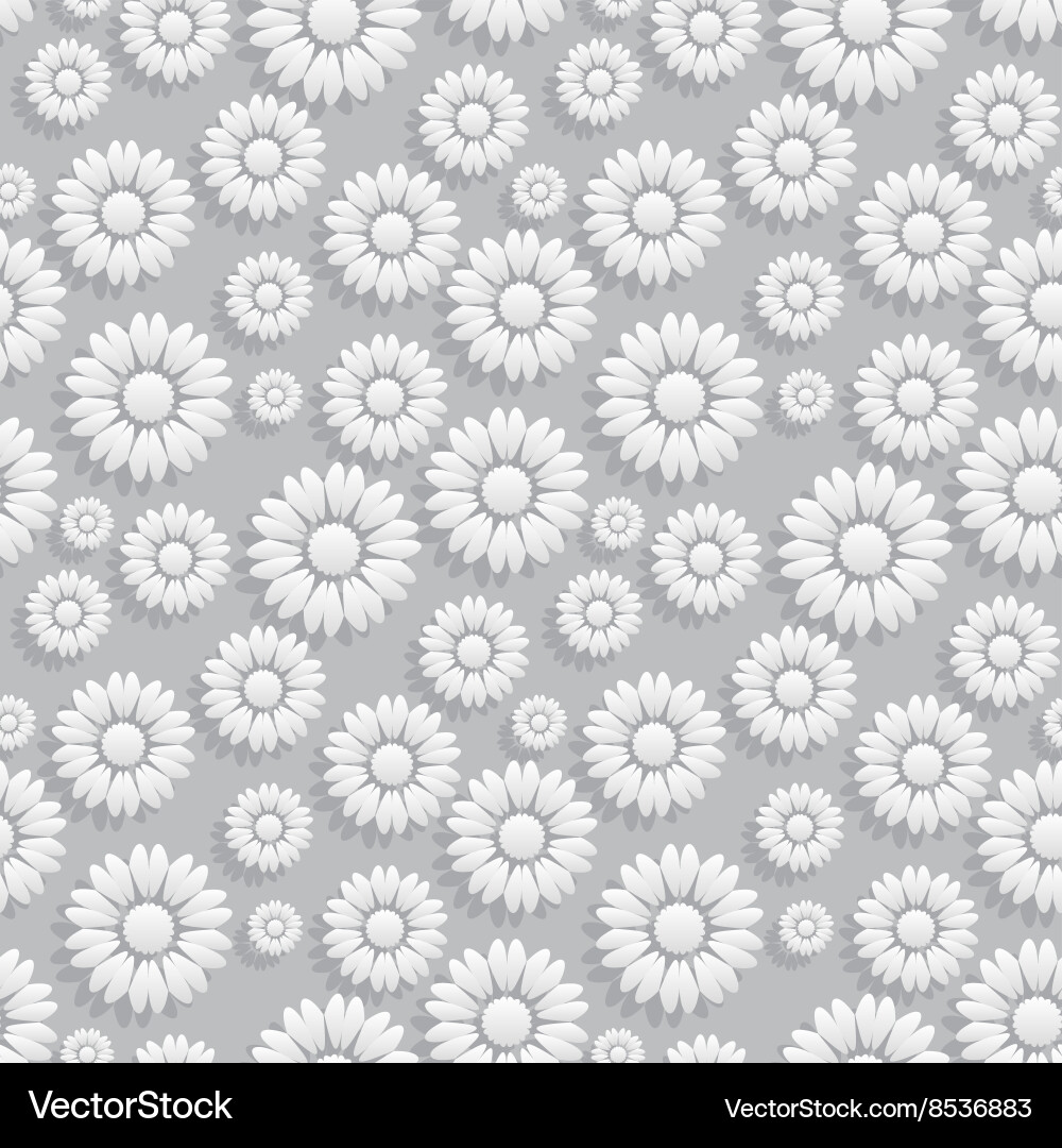 Floral seamless pattern design Royalty Free Vector Image