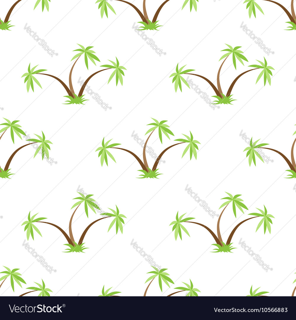 Palm trees seamless pattern