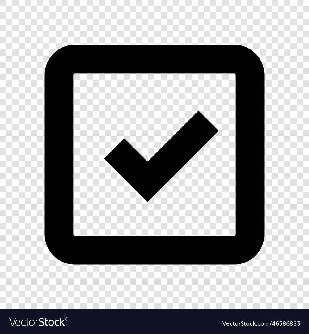 Simple compact checkbox icon