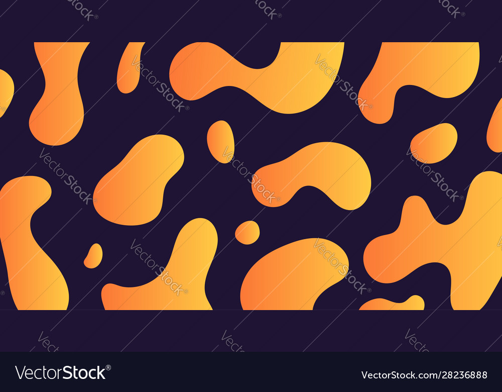 Abstract yellow gradient fluid shape background