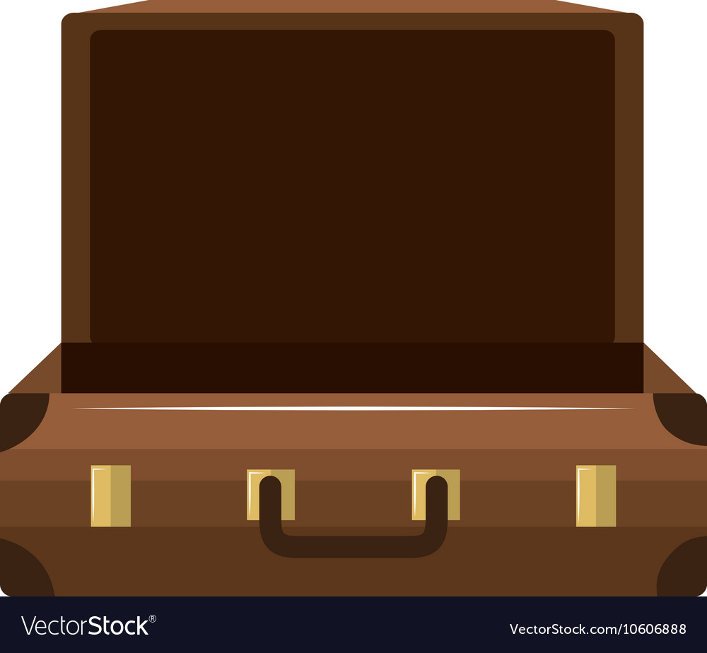 Brown executive portfolio Royalty Free Vector Image