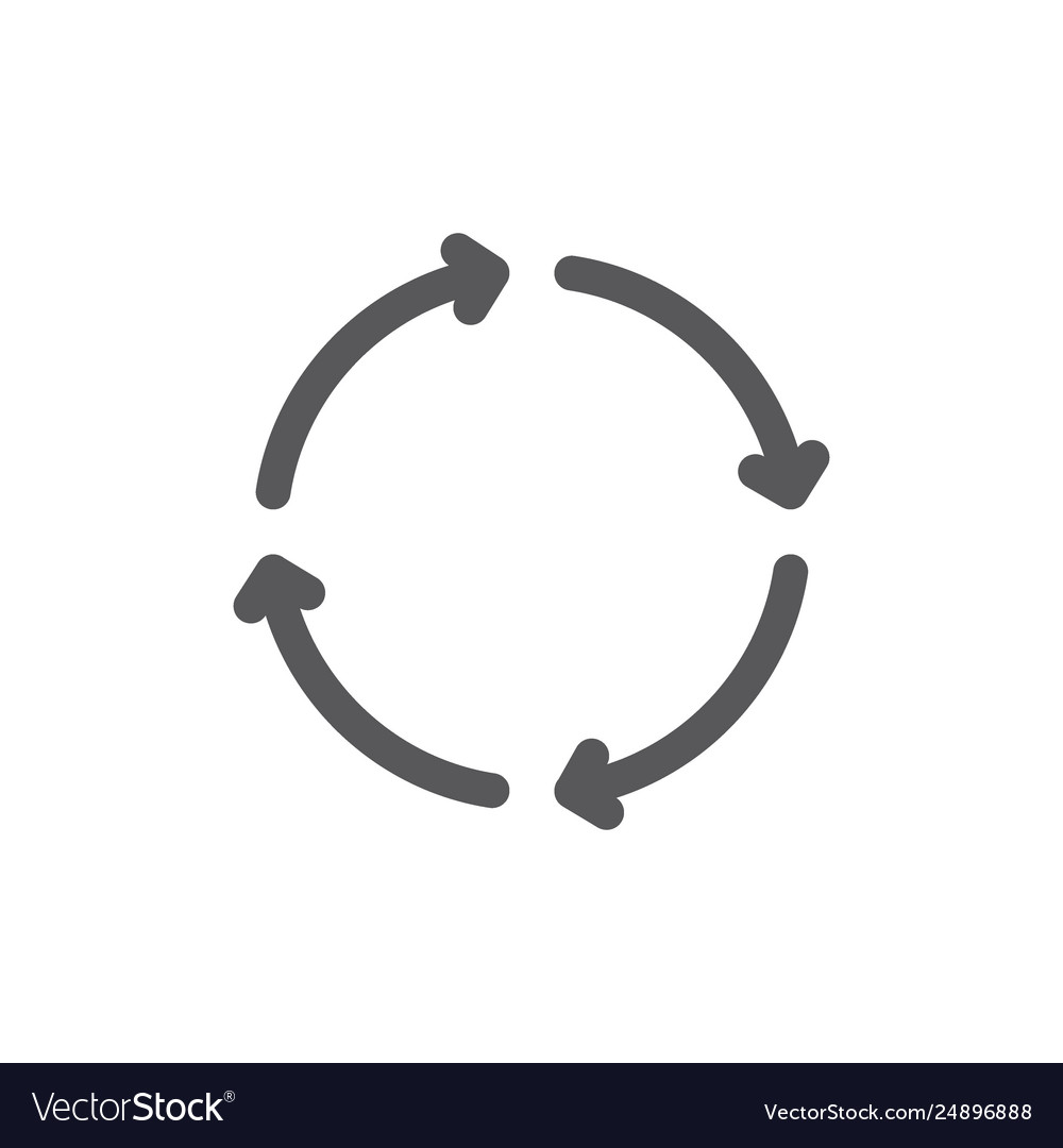 Reload and repeat line icon