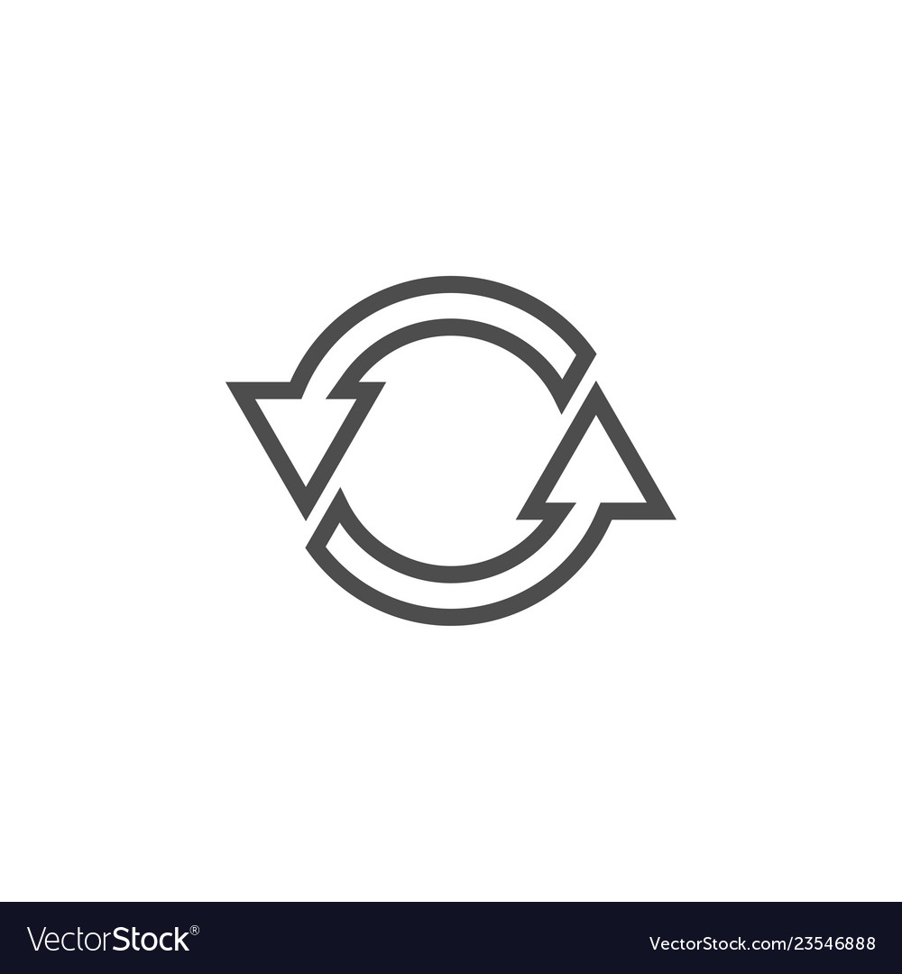 Reload refresh icon graphic design template